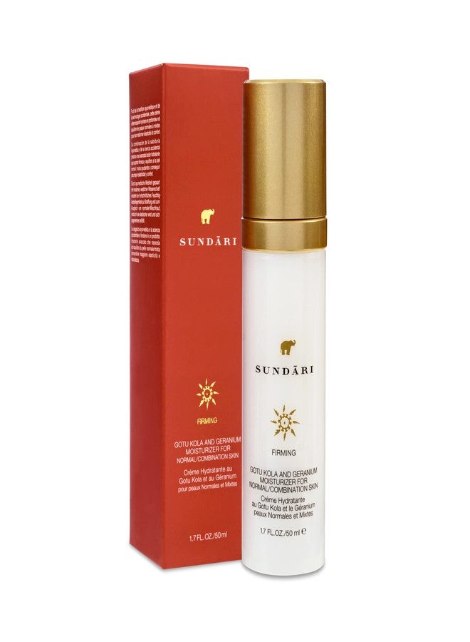 SUNDARI Gotu Kola and Geranium Moisturizer, 1.7 Fl Oz, Firming and Anti-Aging with Natural Botanicals, Reduce Fine Lines, Soft and Nourished Skin - Image 3